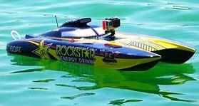 Gas-powered RC Boat