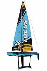 Focus V3 Blue One meter RC sail boat